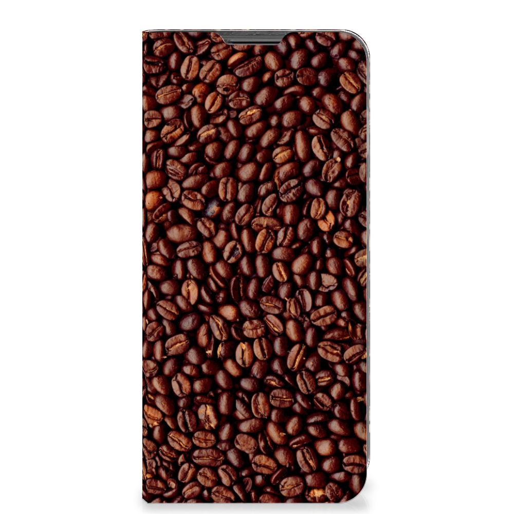 Motorola Moto G22 Flip Style Cover Koffiebonen - B2C Telecom