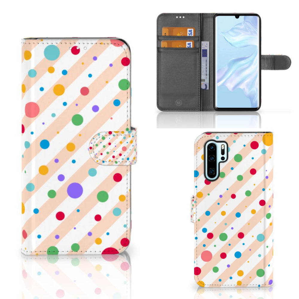 Huawei P30 Pro Telefoon Hoesje Dots