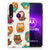 Motorola One Macro TPU Hoesje Vrolijke Uilen B2C Telecom