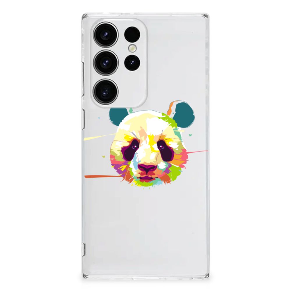 Samsung Galaxy S23 Ultra Telefoonhoesje met Naam Panda Color B2C Telecom