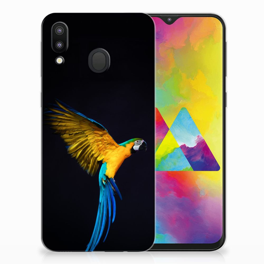 Samsung Galaxy M20 (Power) TPU Hoesje Papegaai