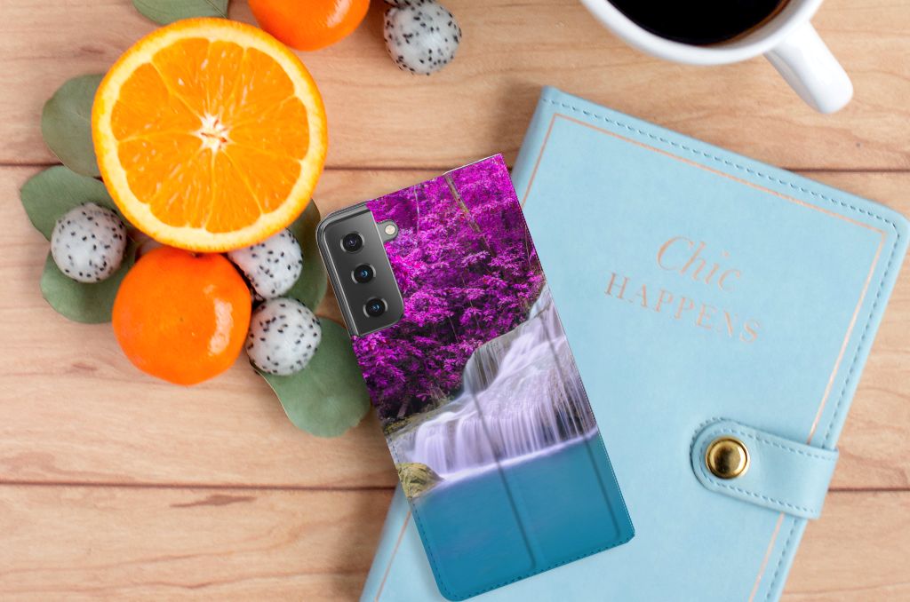 Samsung Galaxy S21 Plus Book Cover Waterval - B2C Telecom