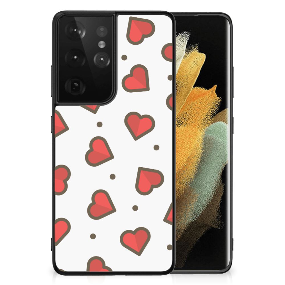 Samsung Galaxy S21 Ultra Back Case Hearts