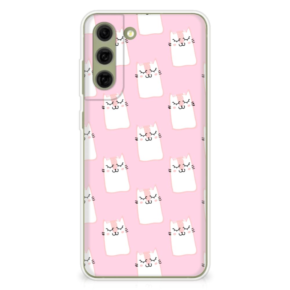 Samsung Galaxy S21FE TPU Hoesje Sleeping Cats