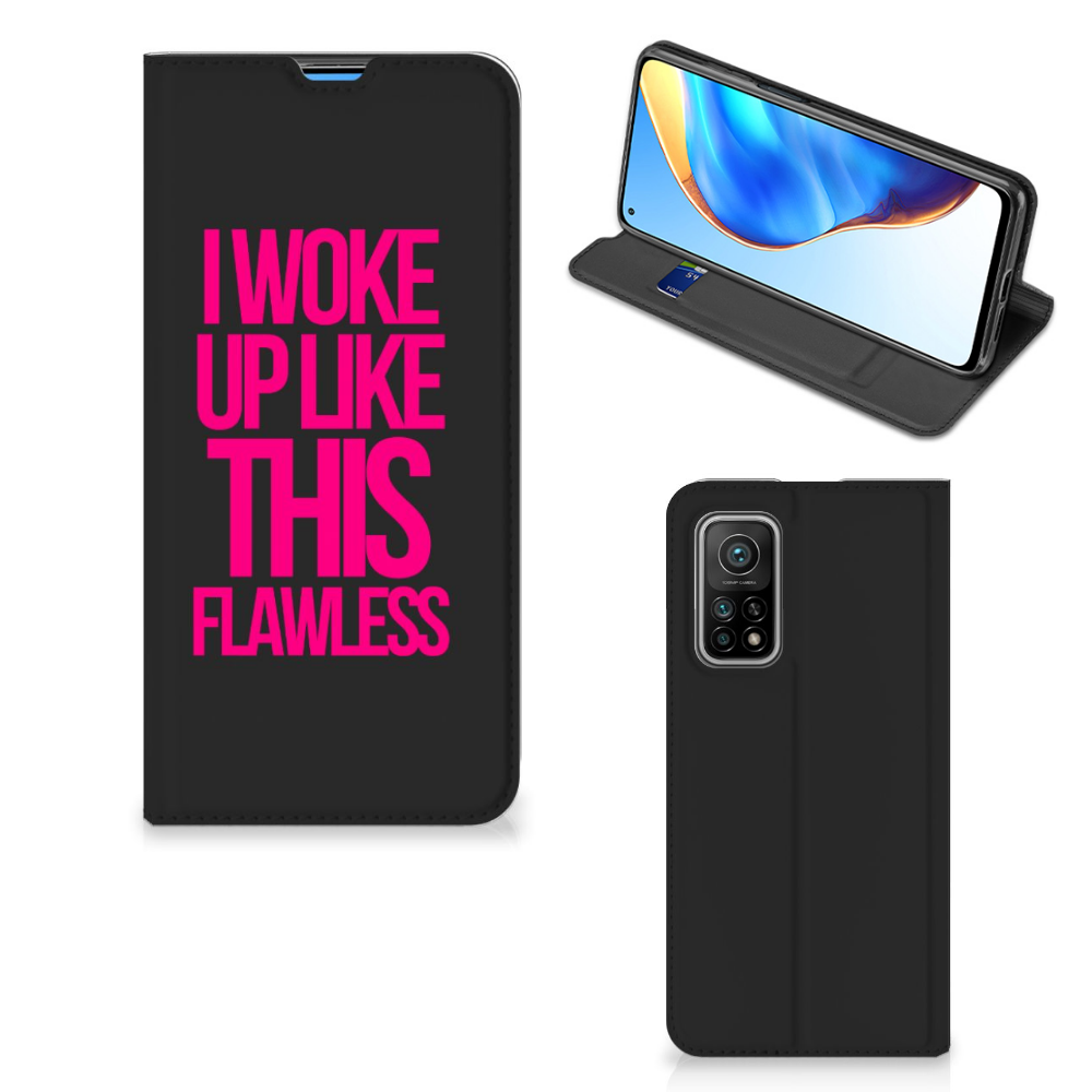 Xiaomi Mi 10T | 10T Pro Hoesje met tekst Woke Up - Origineel Cadeau Zelf Maken - B2C Telecom