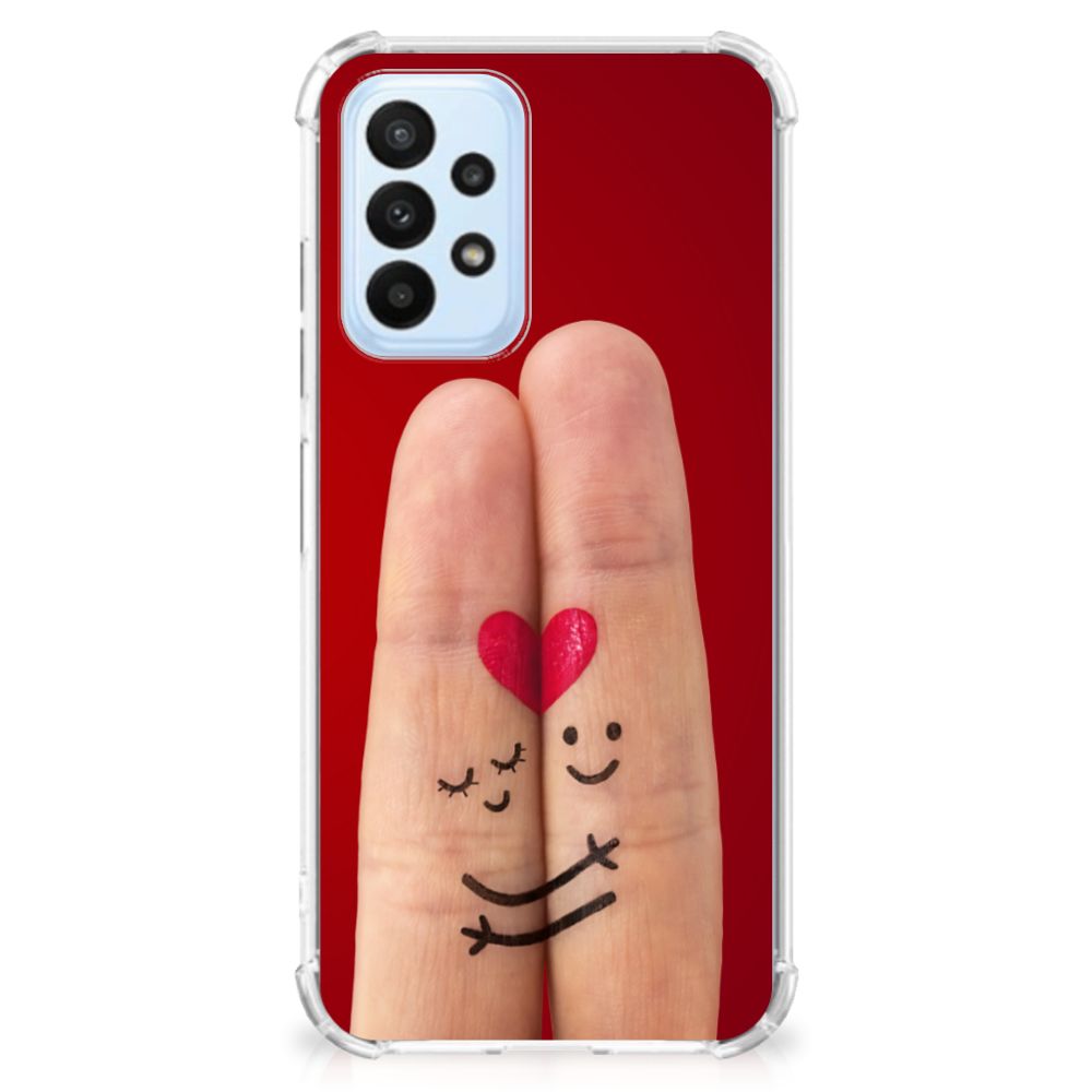 Samsung Galaxy A23 Anti Shock Bumper Case Liefde - Origineel Romantisch Cadeau - B2C Telecom