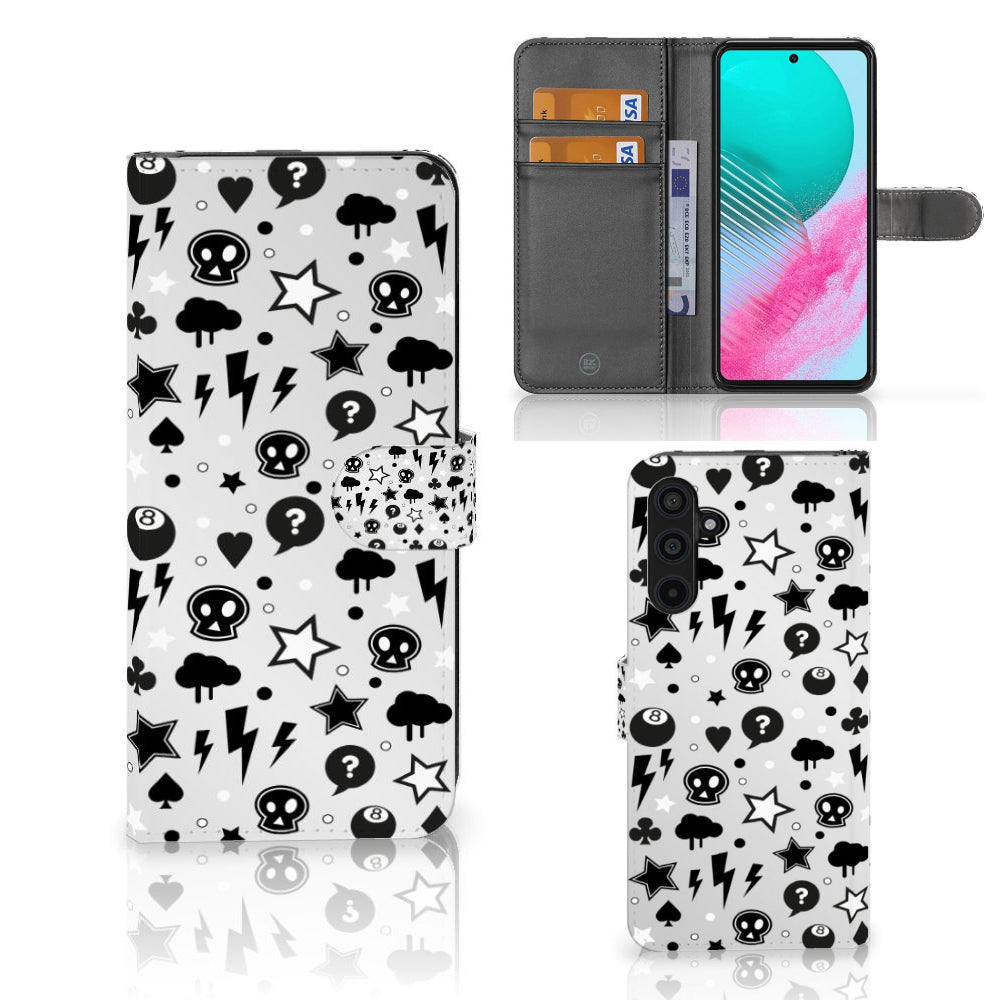 Telefoonhoesje met Naam Samsung Galaxy M54 Silver Punk