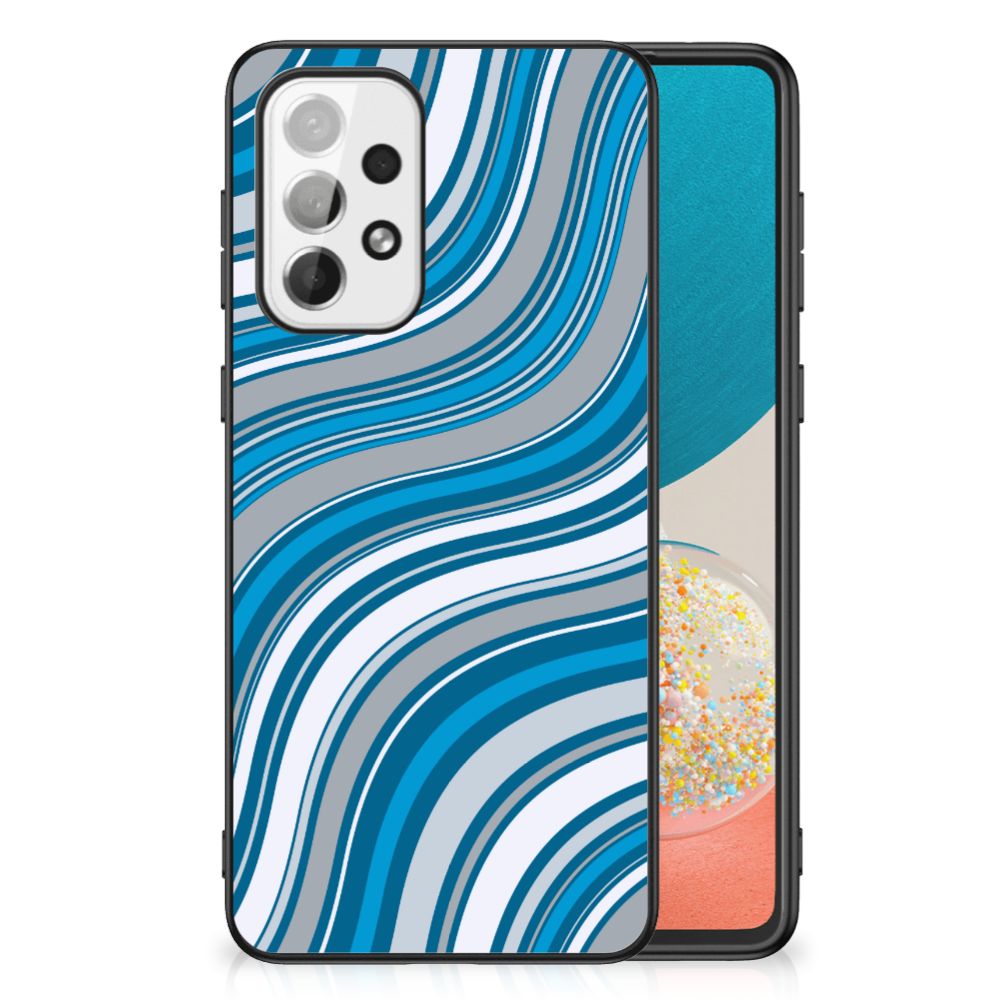 Samsung Galaxy A73 Back Case Waves Blue B2C Telecom