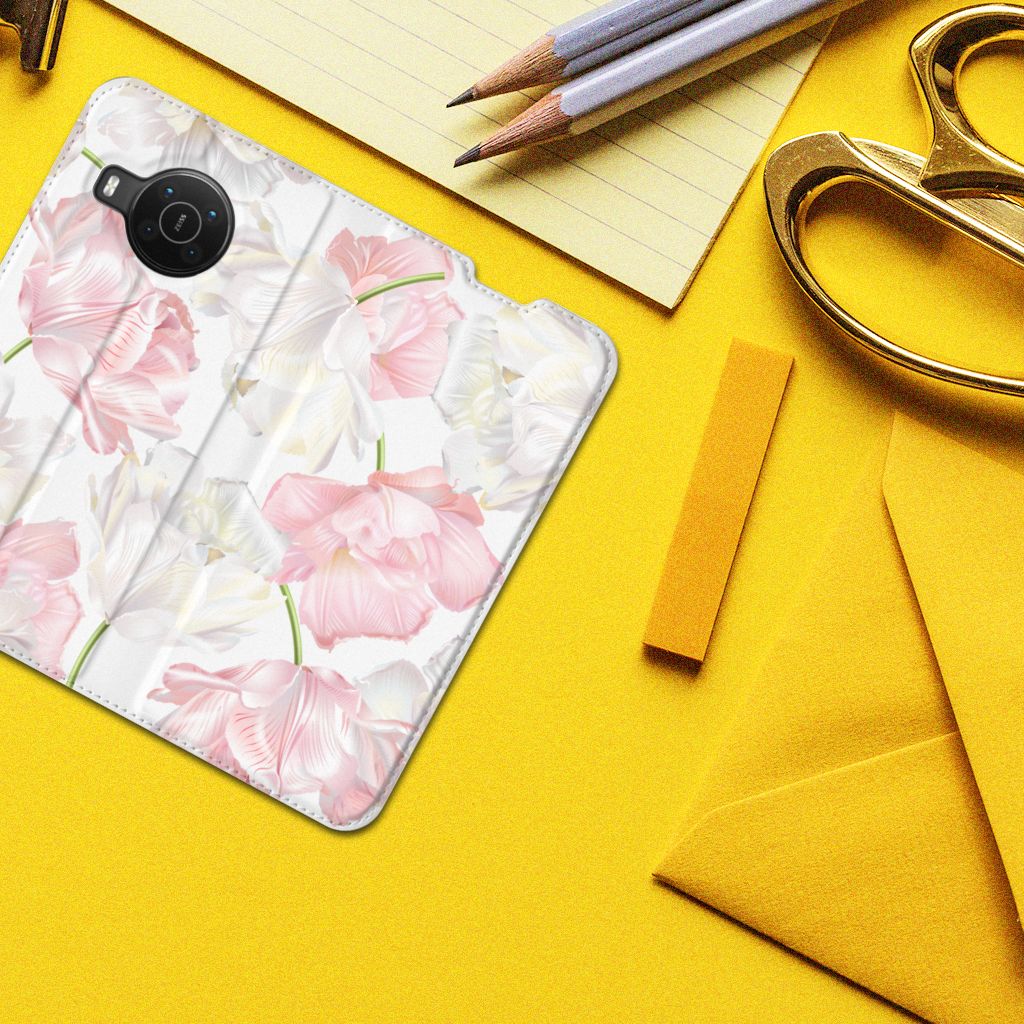 Nokia X20 | X10 Smart Cover Lovely Flowers - B2C Telecom