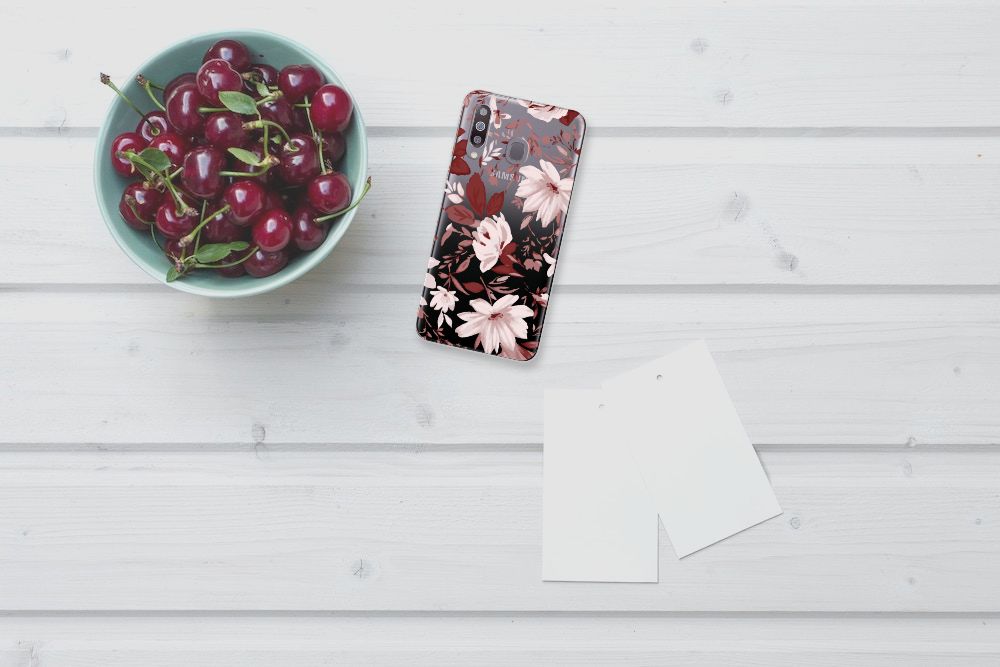 Hoesje maken Samsung Galaxy M30 Watercolor Flowers