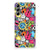 Samsung Galaxy A14 5G Silicone Back Cover Punk Rock design with vibrant graphics and colorful elements.