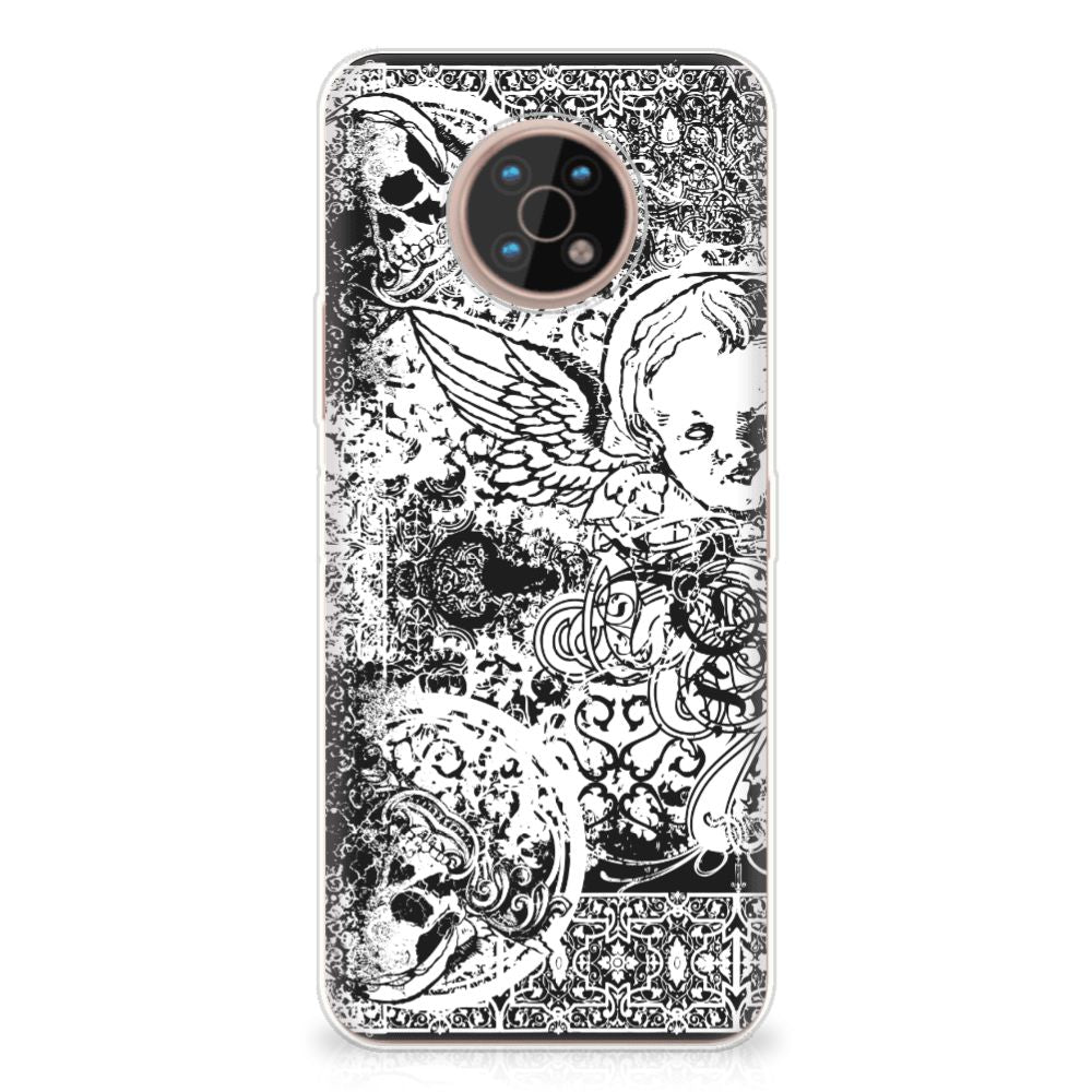 Silicone Back Case Nokia G50 Skulls Angel