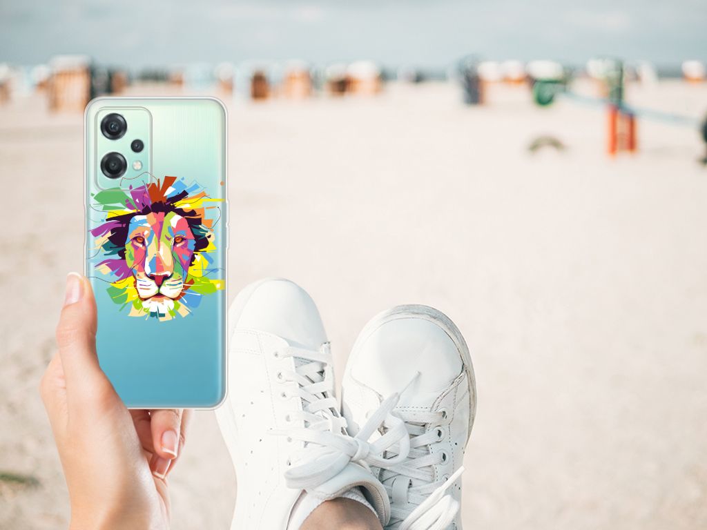 OnePlus Nord CE 2 Lite Telefoonhoesje met Naam Lion Color B2C Telecom