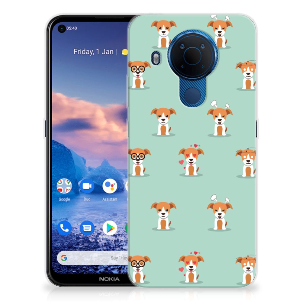 Nokia 5.4 TPU Hoesje Pups