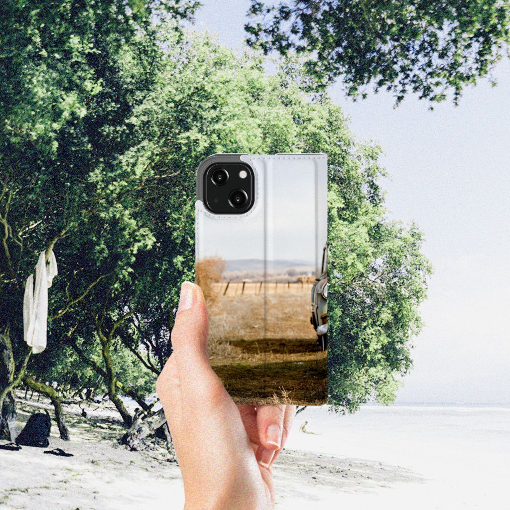 iPhone 13 Stand Case Vintage Auto