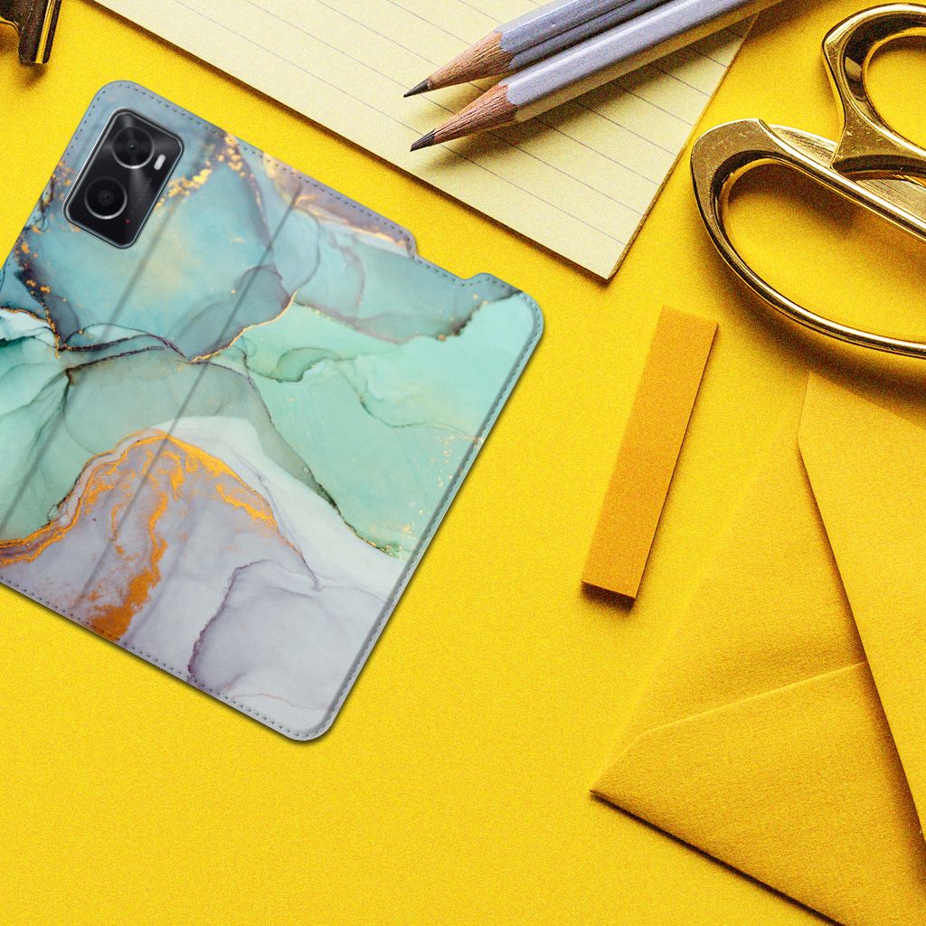 Bookcase voor OPPO A96 | A76 Watercolor Mix - B2C Telecom