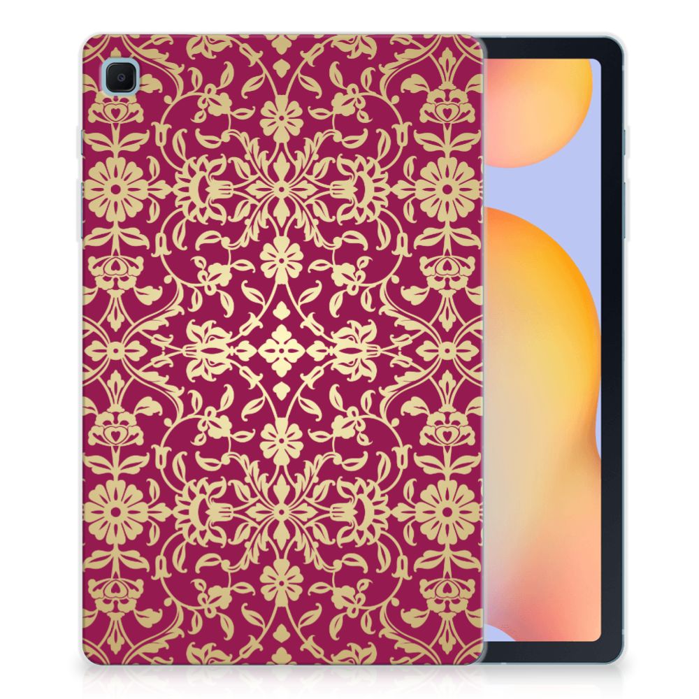 TPU Case Samsung Galaxy Tab S6 Lite | S6 Lite (2022) Barok Pink - B2C Telecom
