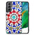 Samsung Galaxy S21FE Marmeren Print Telefoonhoesje Mozaïek