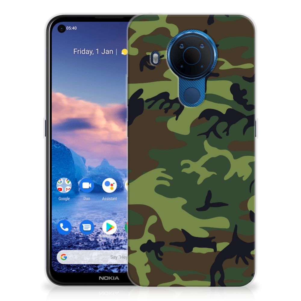 Nokia 5.4 TPU bumper Army Dark