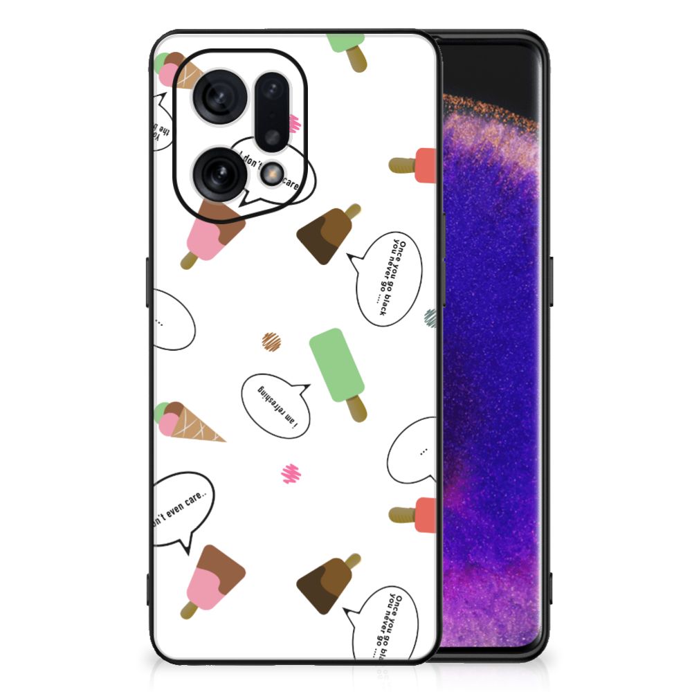OPPO Find X5 Back Cover Hoesje IJsjes