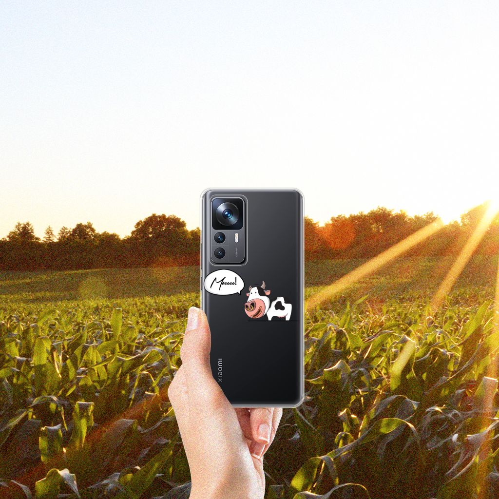 Xiaomi 12T | 12T Pro Telefoonhoesje met Naam Cow B2C Telecom
