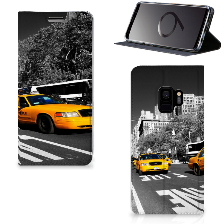 Samsung Galaxy S9 Book Cover New York Taxi