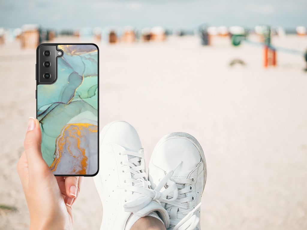 Kleurrijke Telefoonhoesje voor Samsung Galaxy S21 Plus Watercolor Mix B2C Telecom