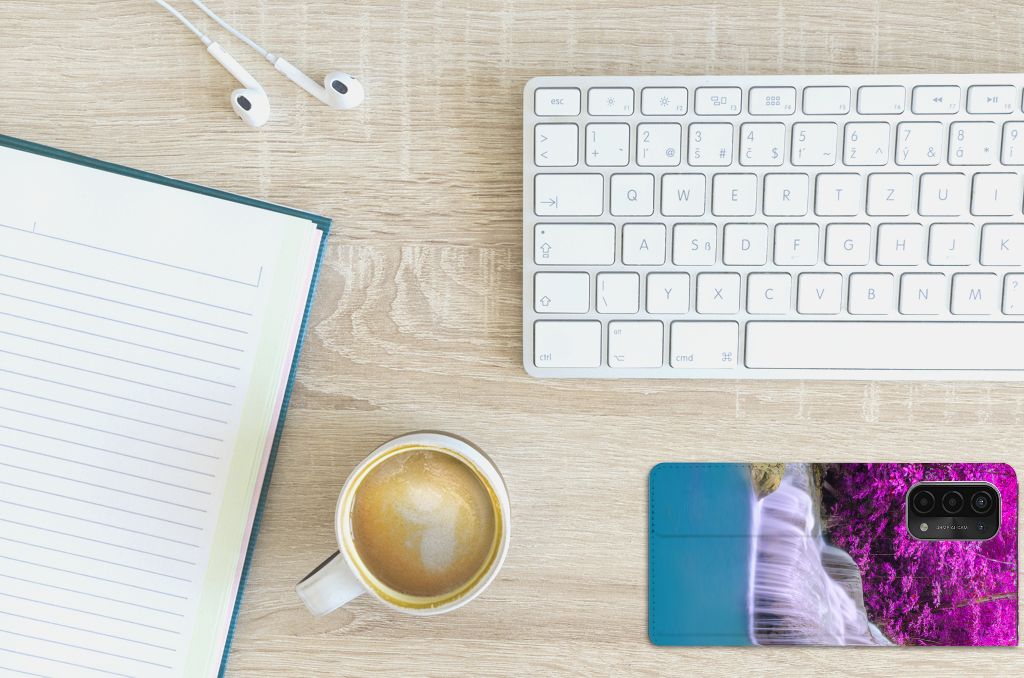 OPPO A54 5G | A74 5G | A93 5G Book Cover Waterval - B2C Telecom