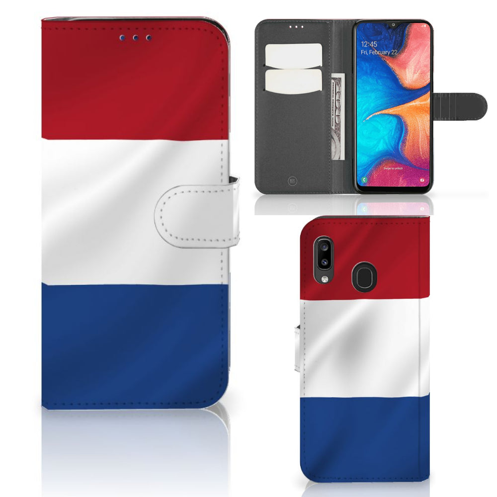 Samsung Galaxy A30 Bookstyle Case Nederlandse Vlag