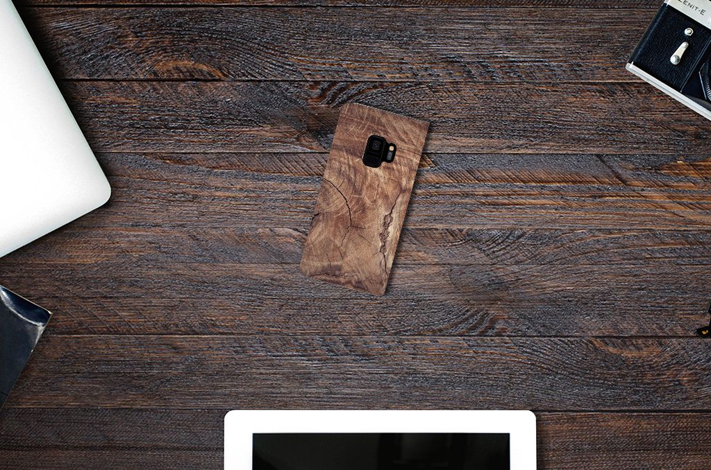 Samsung Galaxy S9 Book Wallet Case Tree Trunk
