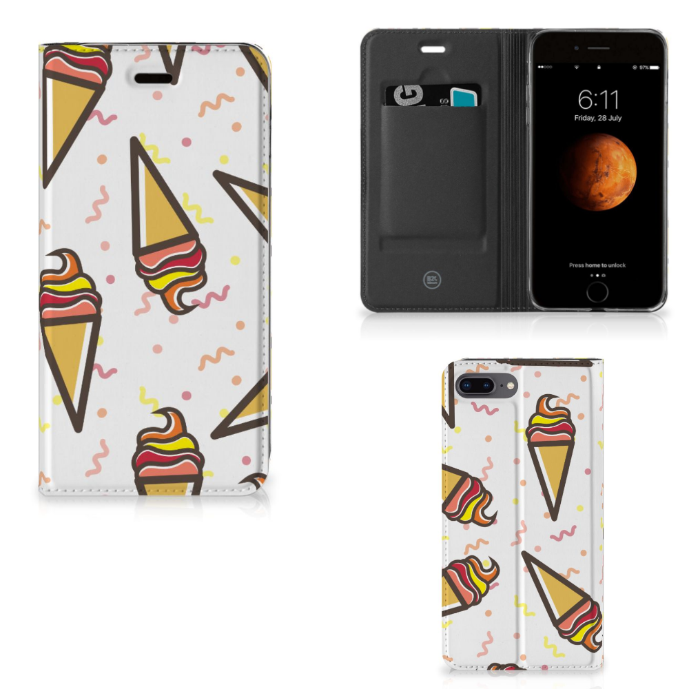 Apple iPhone 7 Plus | 8 Plus Flip Style Cover Icecream