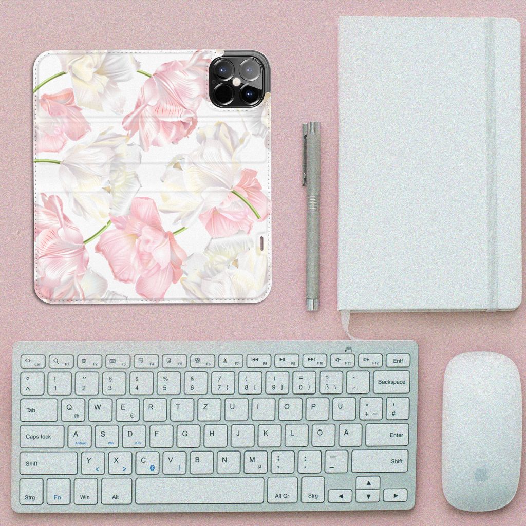 iPhone 12 Pro Max Smart Cover Lovely Flowers - B2C Telecom