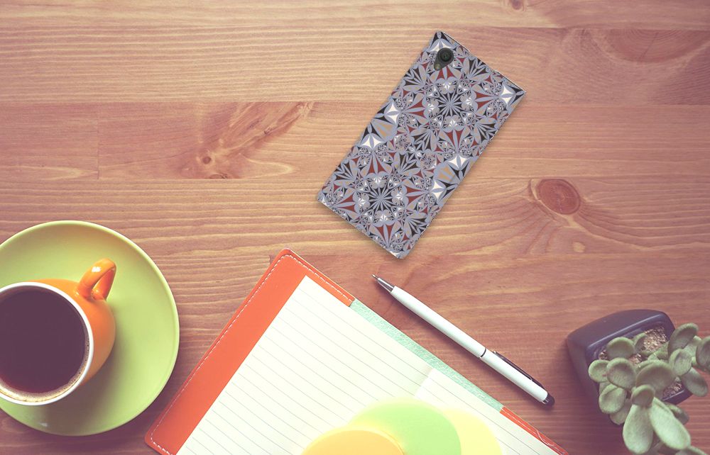 Sony Xperia L1 Standcase Flower Tiles