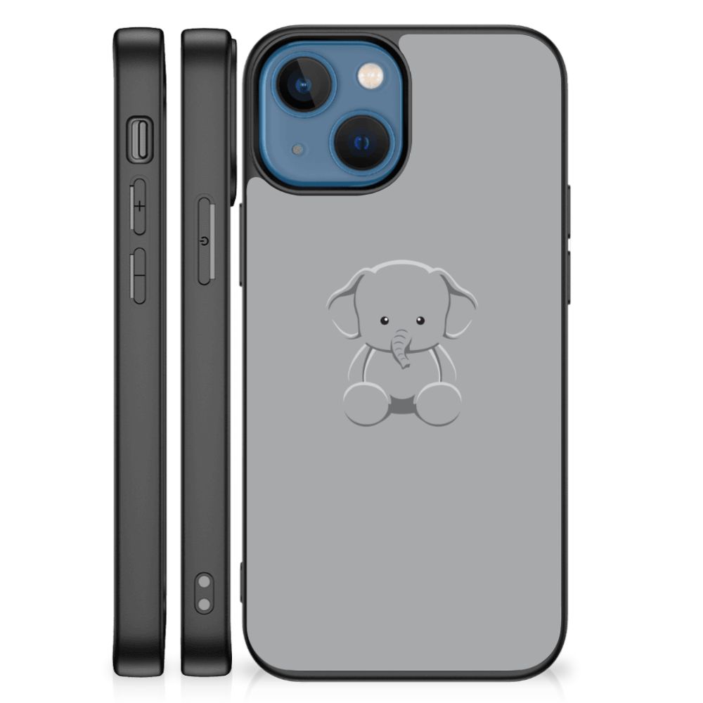 Apple iPhone 13 mini Hoesje Grijs Baby Olifant B2C Telecom