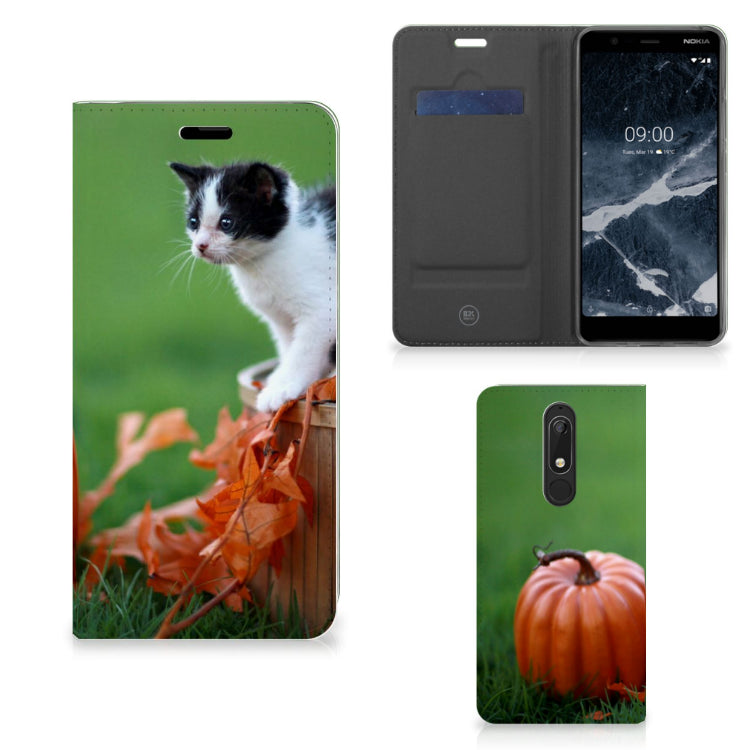 Nokia 5.1 (2018) Hoesje maken Kitten