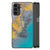 Samsung Galaxy A13 4G Marmeren Print Telefoonhoesje Marble Blue Gold B2C Telecom