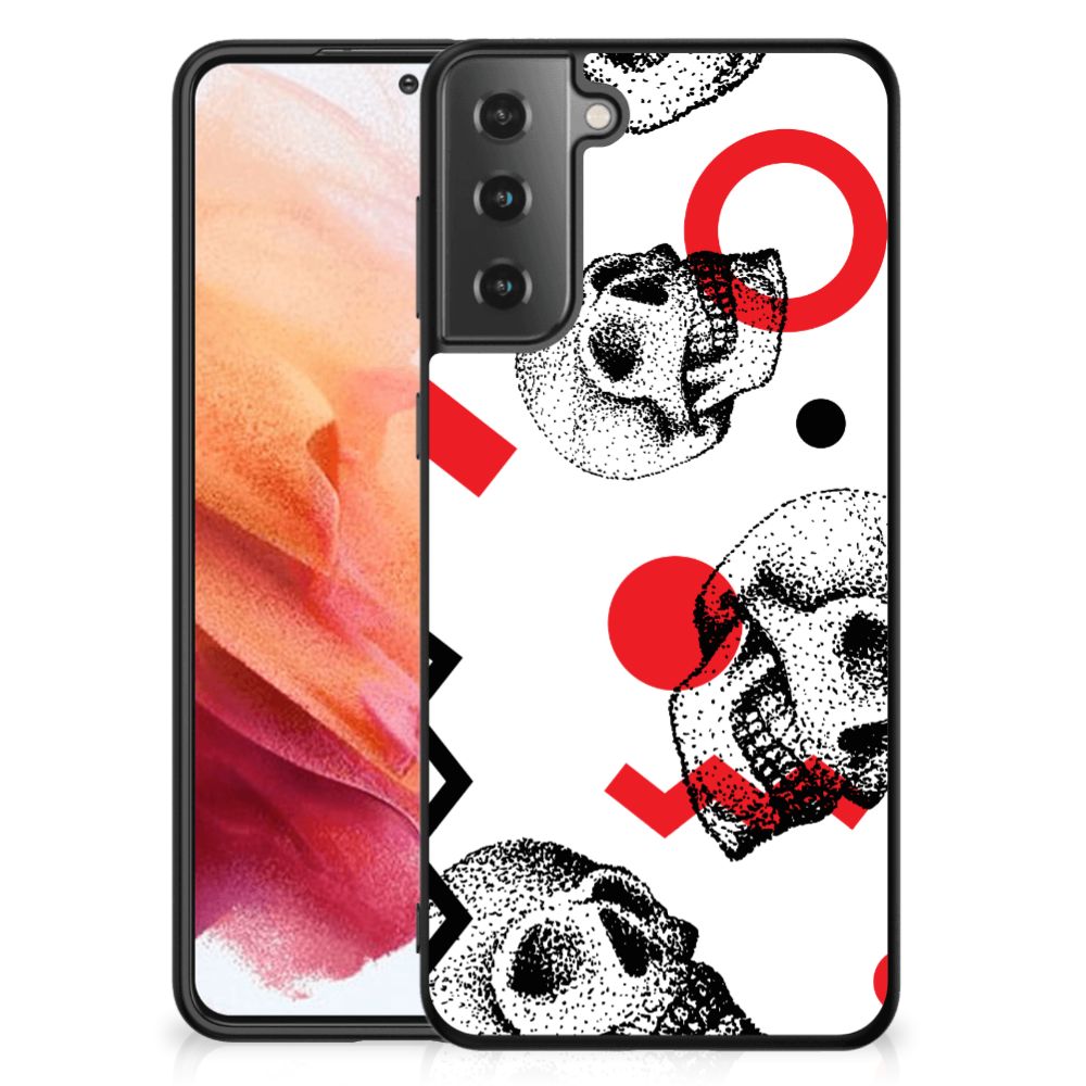Telefoonhoesje Samsung Galaxy S21 Skull Red