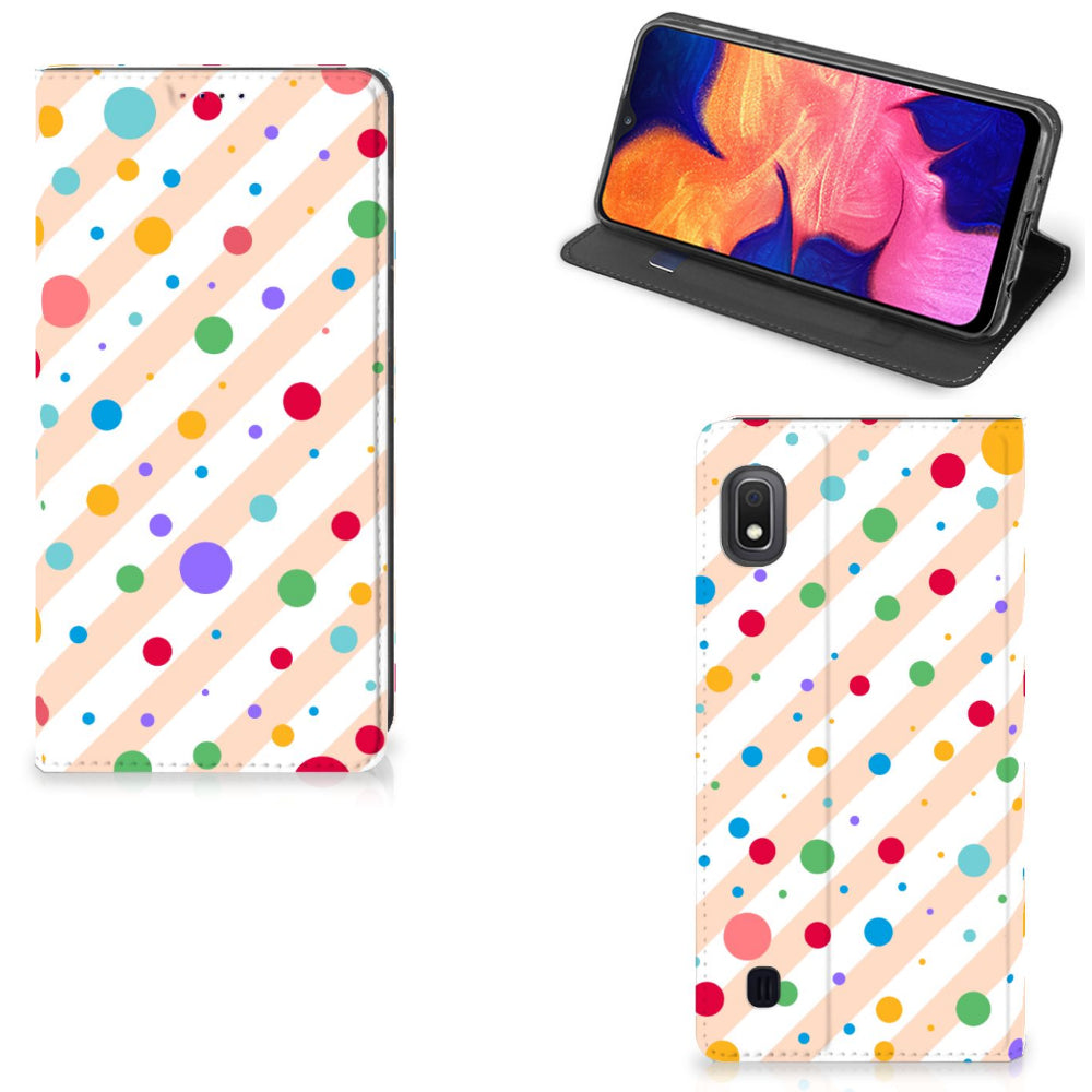 Samsung Galaxy A10 Hoesje met Magneet Dots