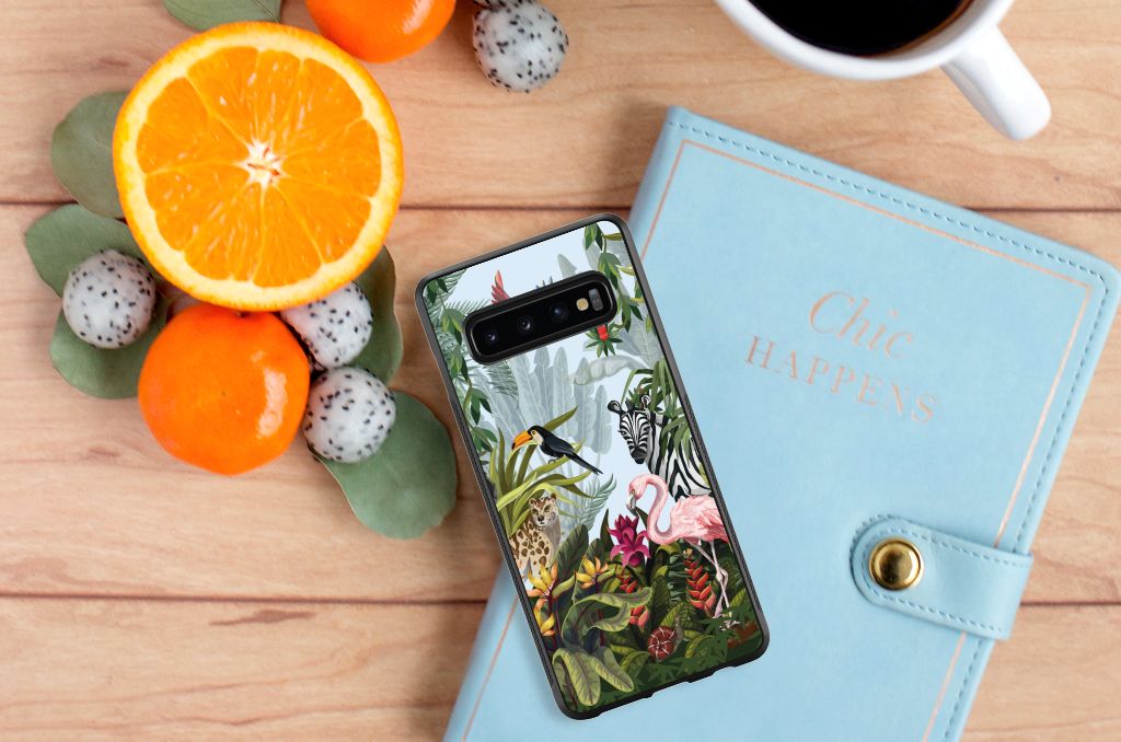 Back Cover voor Samsung Galaxy S10+ Jungle B2C Telecom