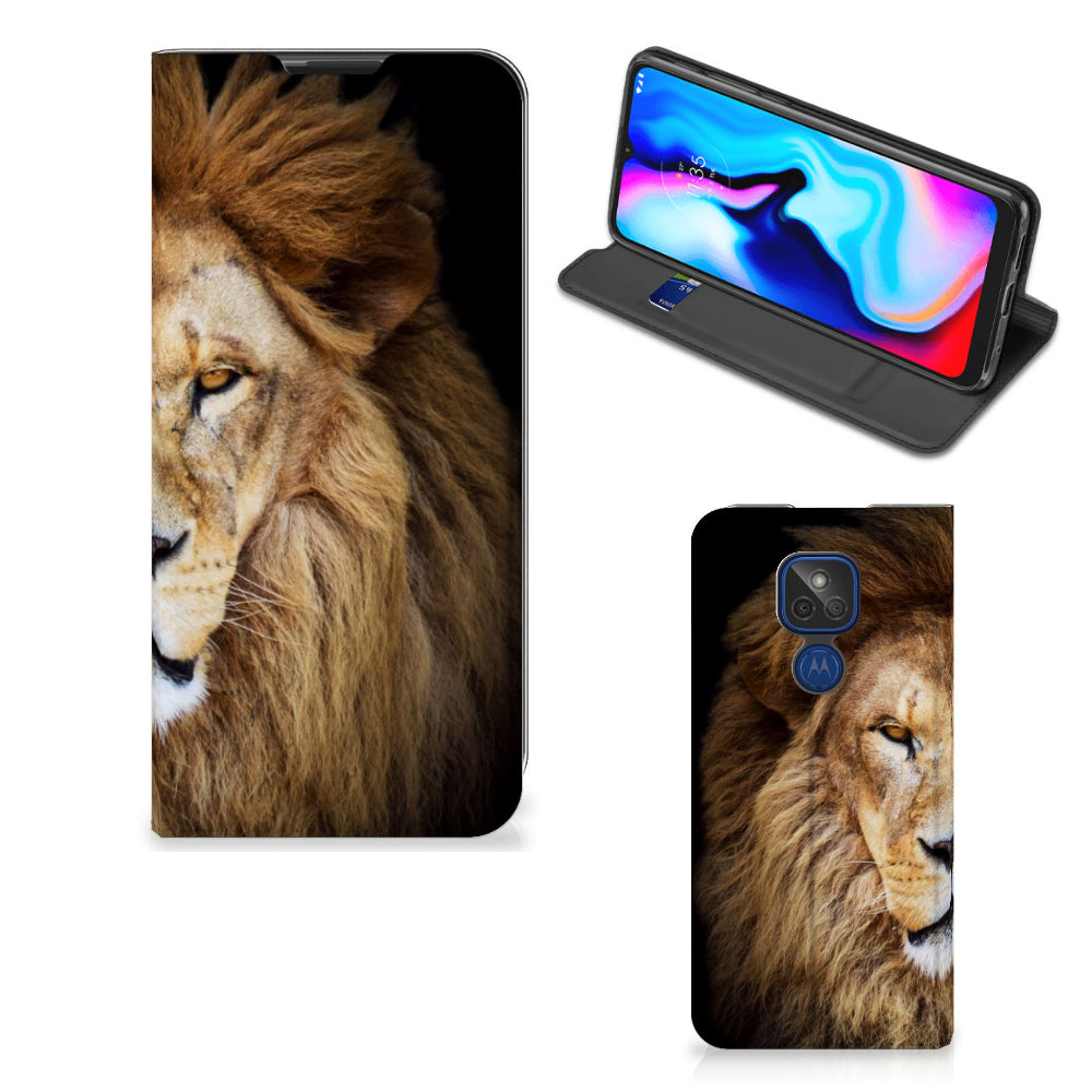 Motorola Moto G9 Play Hoesje maken Leeuw