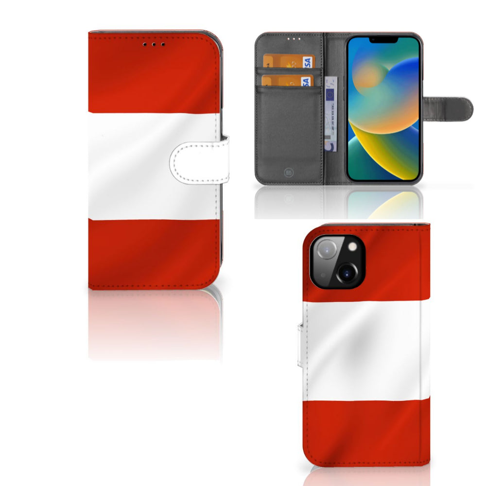 Apple iPhone 14 Bookstyle Case Oostenrijk