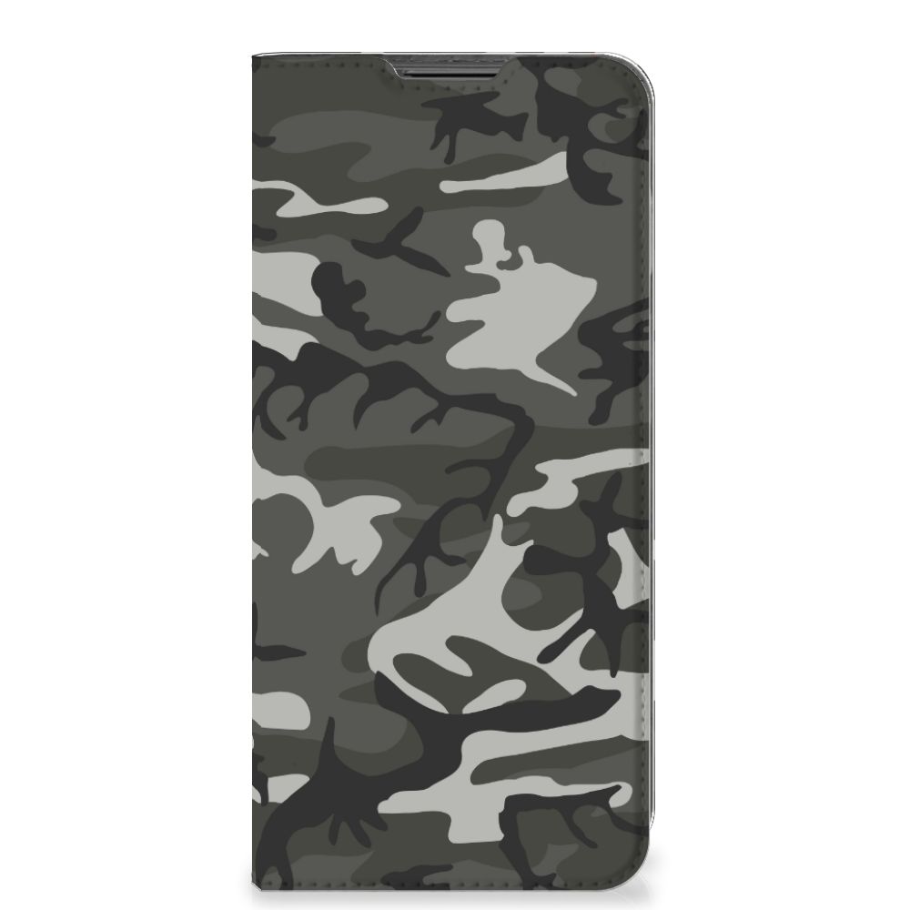 Motorola Moto G22 Hoesje met Magneet Army Light - B2C Telecom