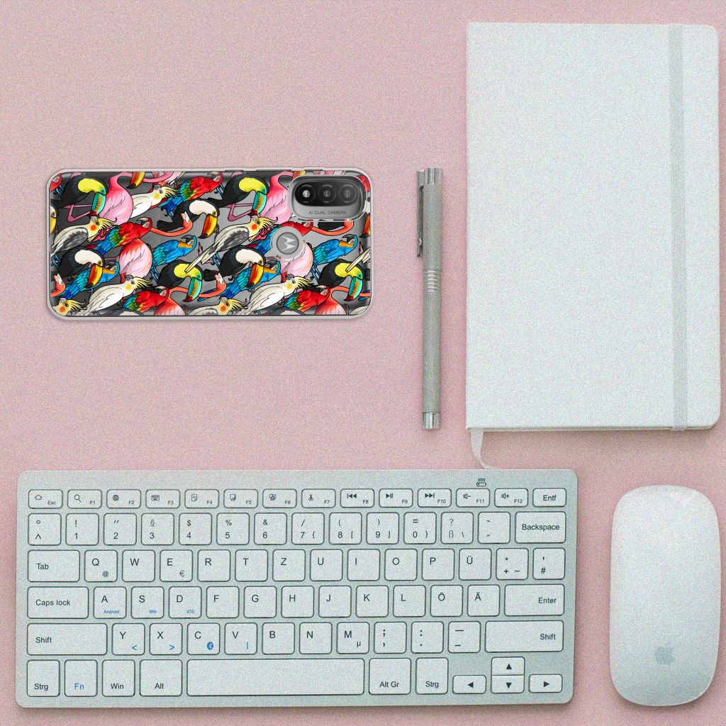 Motorola Moto E20 | E40 TPU Hoesje Birds B2C Telecom