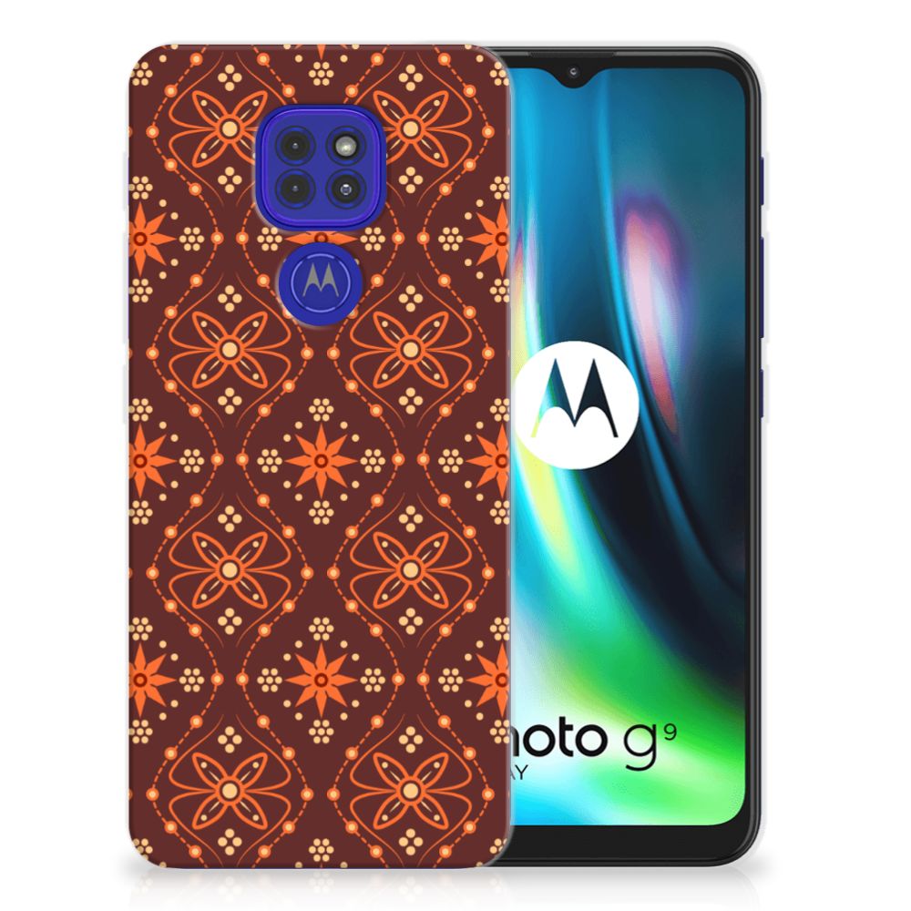 Motorola Moto G9 Play | E7 Plus TPU bumper Batik Brown B2C Telecom