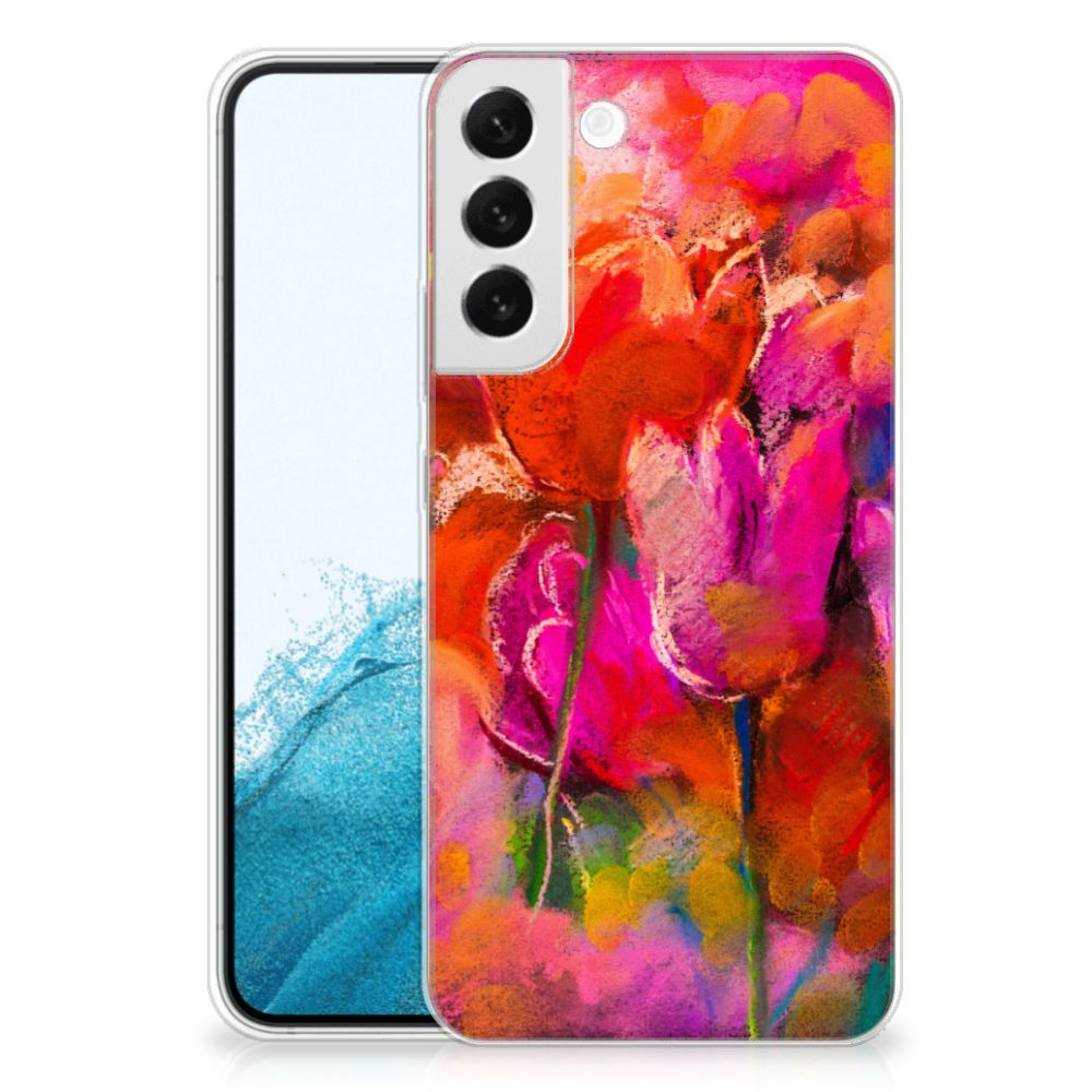 Hoesje maken Samsung Galaxy S22 Plus Tulips B2C Telecom
