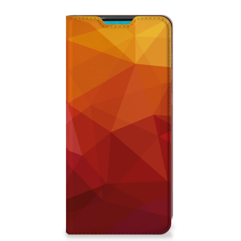Stand Case voor Samsung Galaxy A73 Polygon Red - B2C Telecom