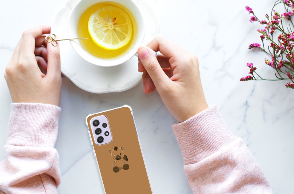 Samsung Galaxy A33 Stevig Bumper Hoesje Baby Hyena B2C Telecom