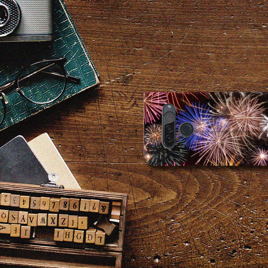 LG G8s Thinq Hippe Standcase Vuurwerk - B2C Telecom