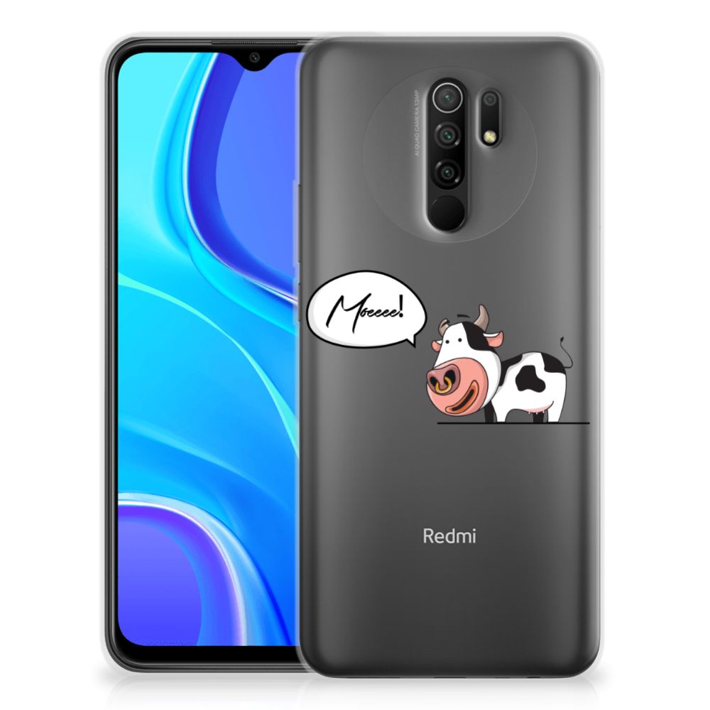 Xiaomi Redmi 9 Telefoonhoesje met Naam Cow B2C Telecom