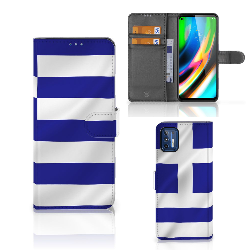 Motorola Moto G9 Plus Bookstyle Case Griekenland